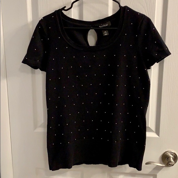 White House Black Market Sweaters - WHBM Short Sleeve Top
